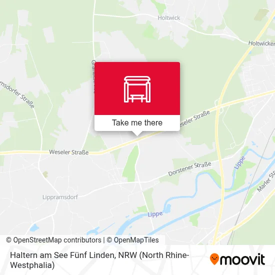 Haltern am See Fünf Linden map