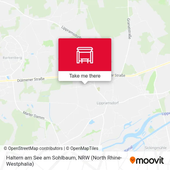Карта Haltern am See am Sohlbaum