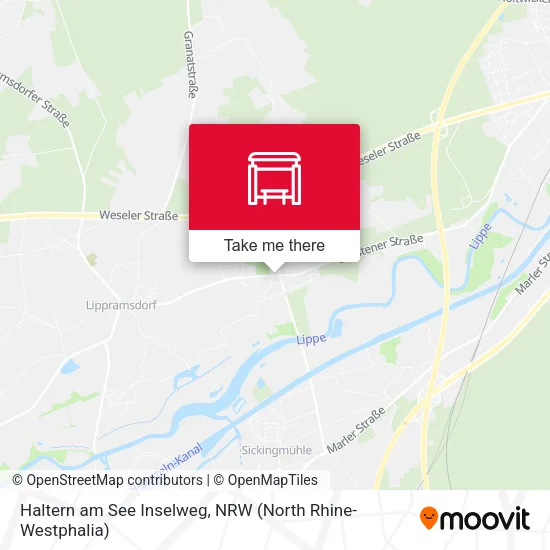 Карта Haltern am See Inselweg