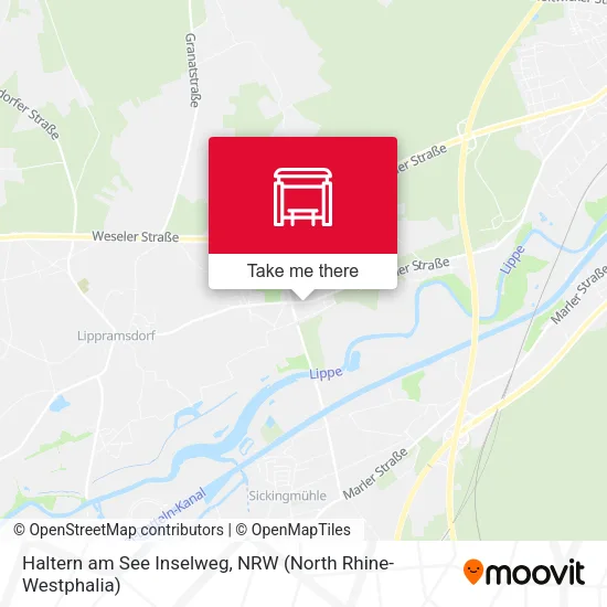 Карта Haltern am See Inselweg
