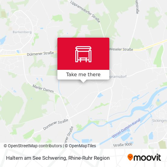 Haltern am See Schwering map