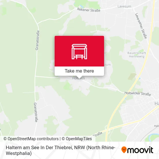 Карта Haltern am See In Der Thiebrei