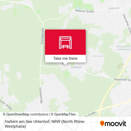 Haltern am See Uhlenhof map