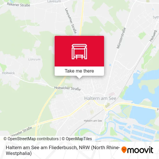 Карта Haltern am See am Fliederbusch