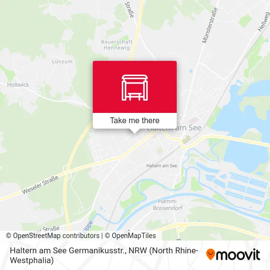 Карта Haltern am See Germanikusstr.