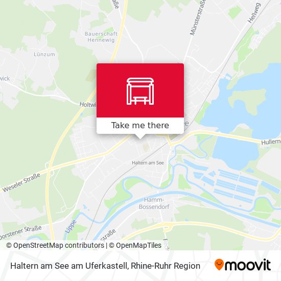 Haltern am See am Uferkastell map