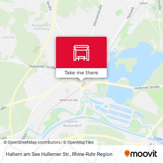 Haltern am See Hullerner Str. map
