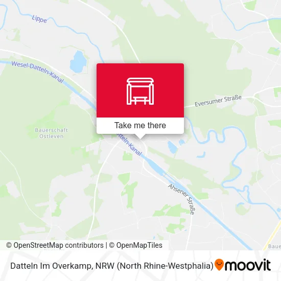 Карта Datteln Im Overkamp