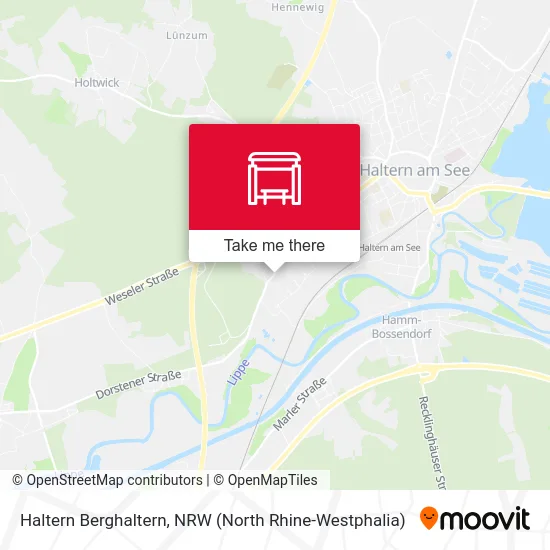 Haltern Berghaltern map