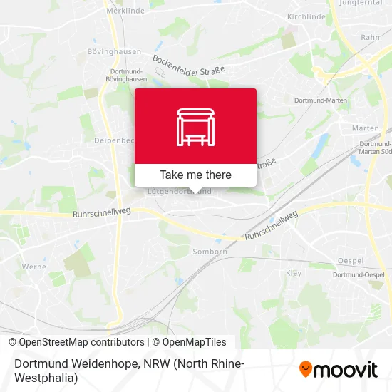 Dortmund Weidenhope map