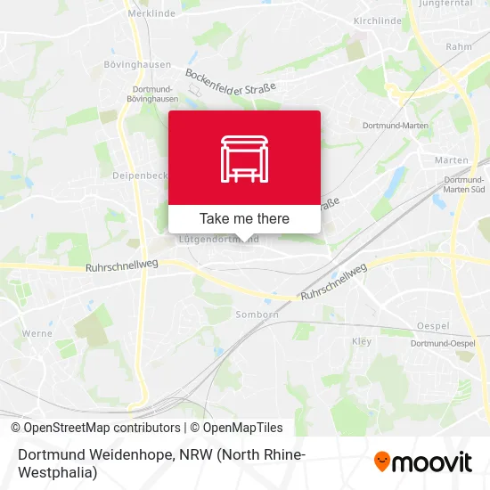 Dortmund Weidenhope map