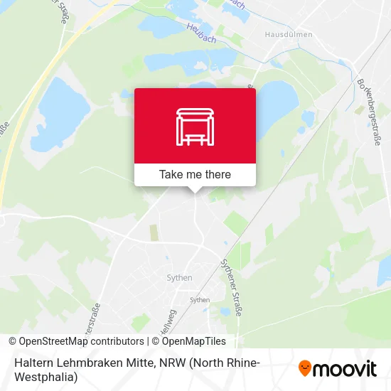 Карта Haltern Lehmbraken Mitte