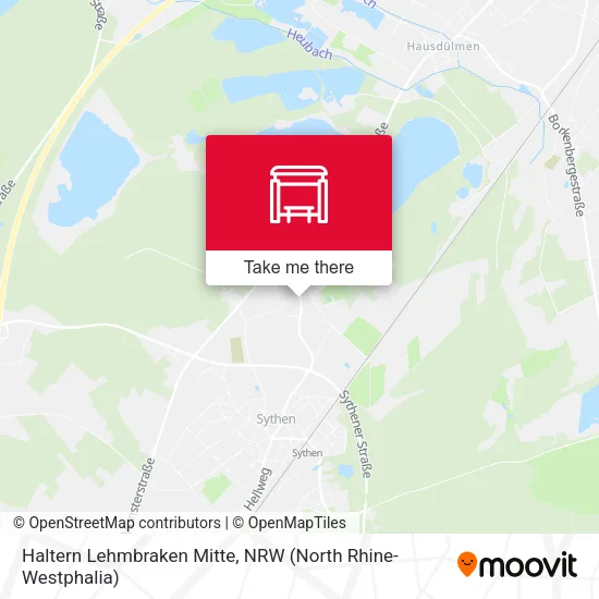 Карта Haltern Lehmbraken Mitte