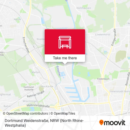 Карта Dortmund Weidenstraße