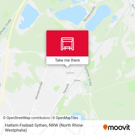 Карта Haltern Freibad Sythen