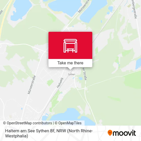 Карта Haltern am See Sythen Bf