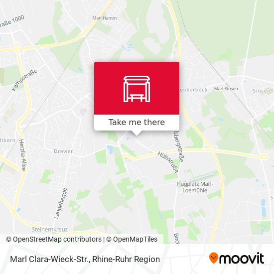 Marl Clara-Wieck-Str. map