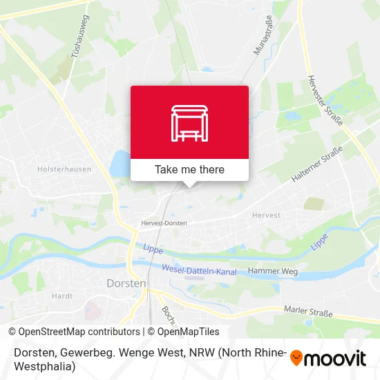 Dorsten, Gewerbeg. Wenge West map