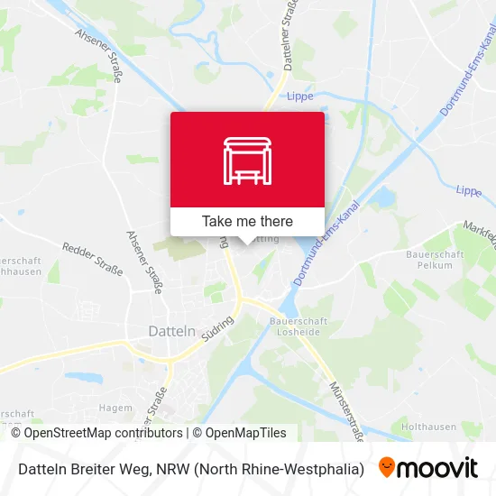 Datteln Breiter Weg map