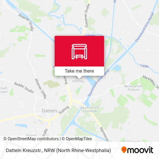 Карта Datteln Kreuzstr.