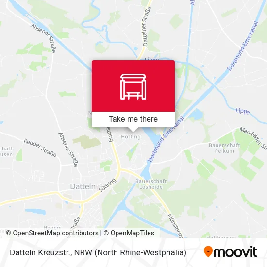 Карта Datteln Kreuzstr.