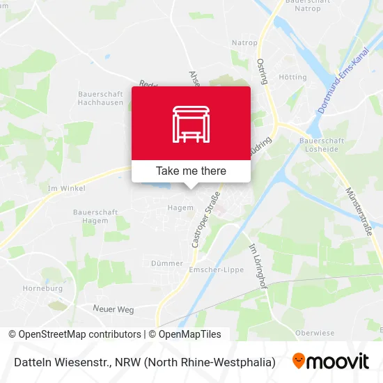 Datteln Wiesenstr. map