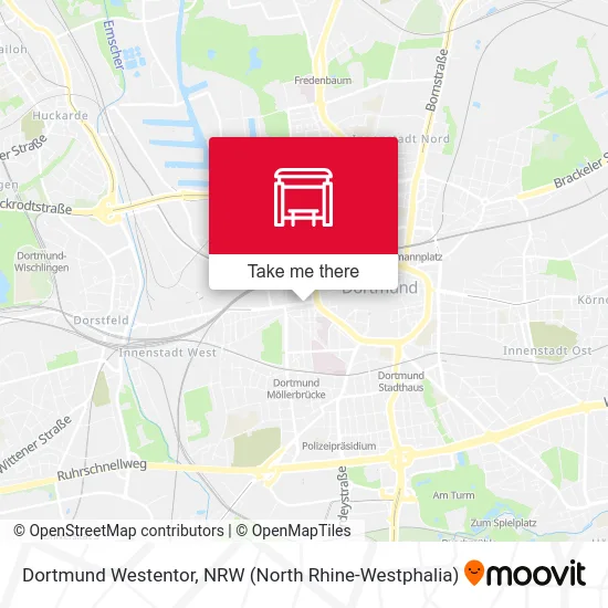 Dortmund Westentor map