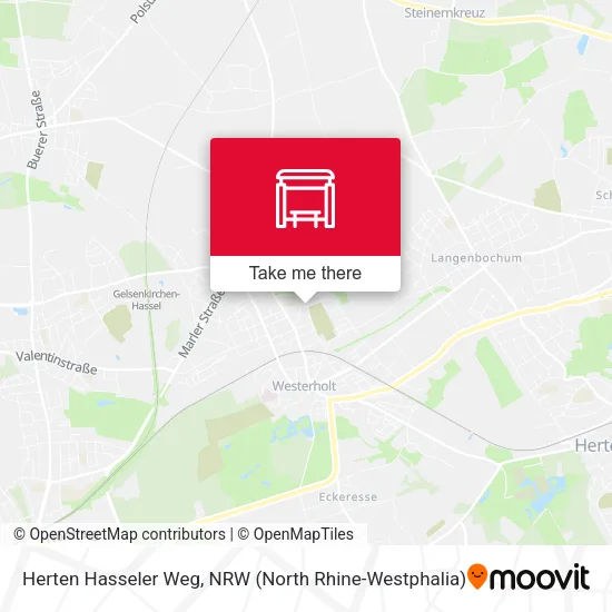 Карта Herten Hasseler Weg