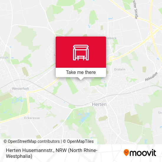 Карта Herten Husemannstr.
