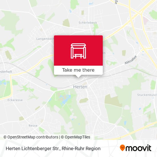 Herten Lichtenberger Str. map