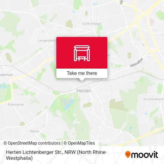 Карта Herten Lichtenberger Str.