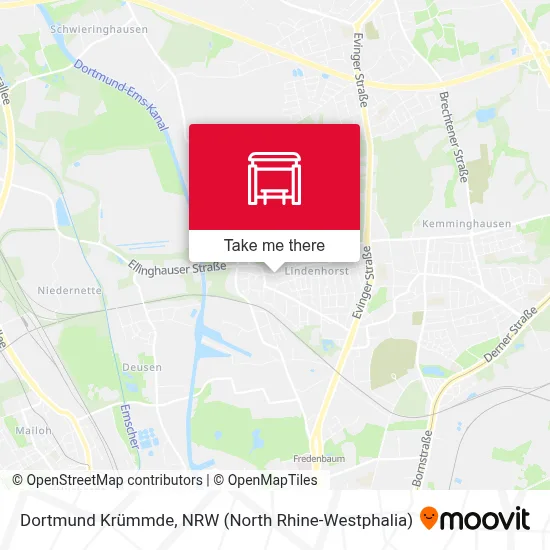 Dortmund Krümmde map