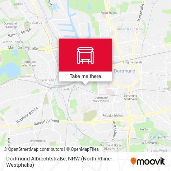 Dortmund Albrechtstraße map
