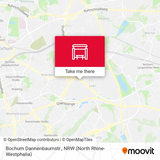 Карта Bochum Dannenbaumstr.