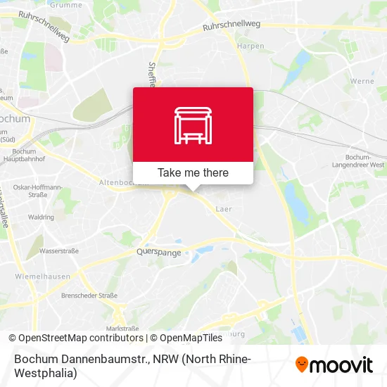 Карта Bochum Dannenbaumstr.