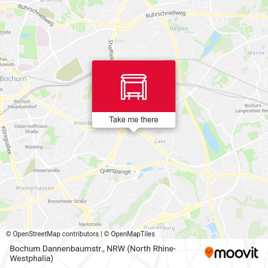 Карта Bochum Dannenbaumstr.