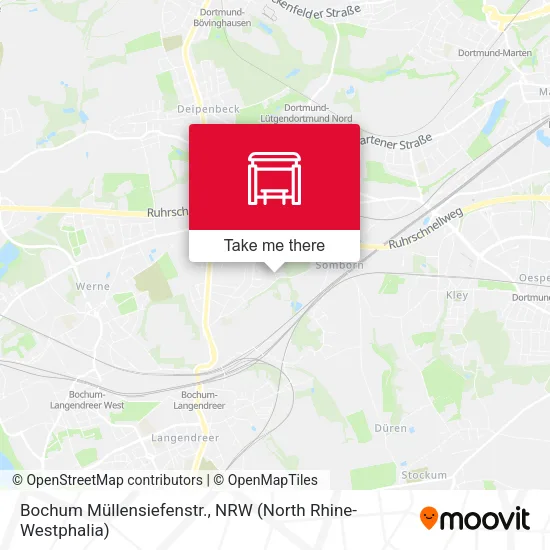 Карта Bochum Müllensiefenstr.