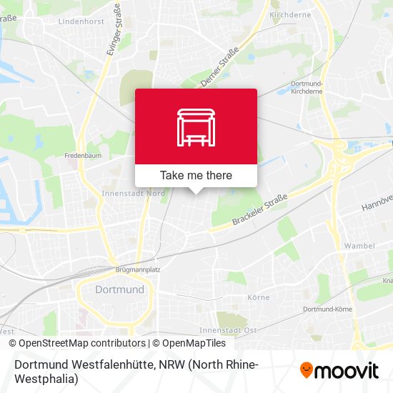 Dortmund Westfalenhütte map