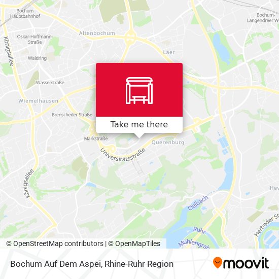 Bochum Auf Dem Aspei map