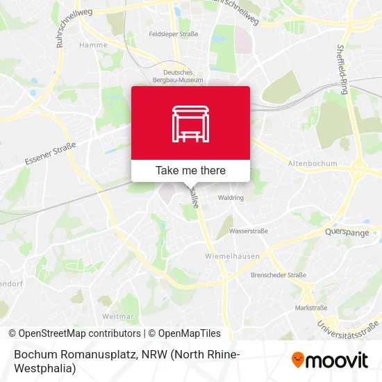 Карта Bochum Romanusplatz