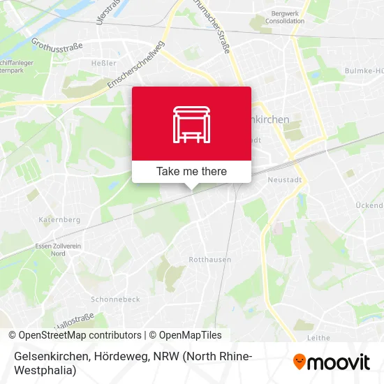 Gelsenkirchen, Hördeweg map