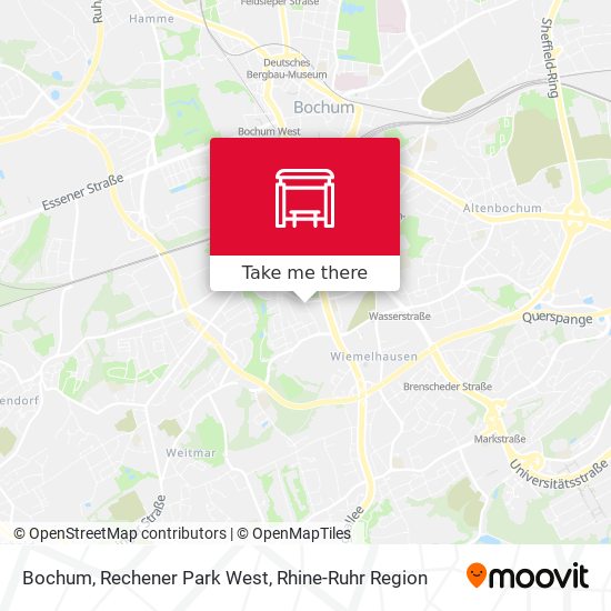 Bochum, Rechener Park West map