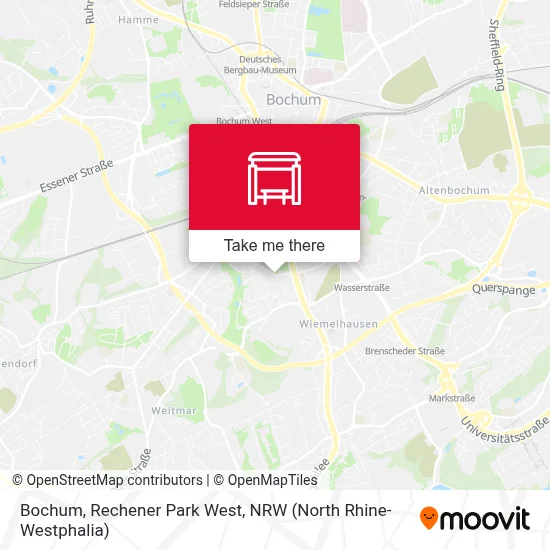 Bochum, Rechener Park West map