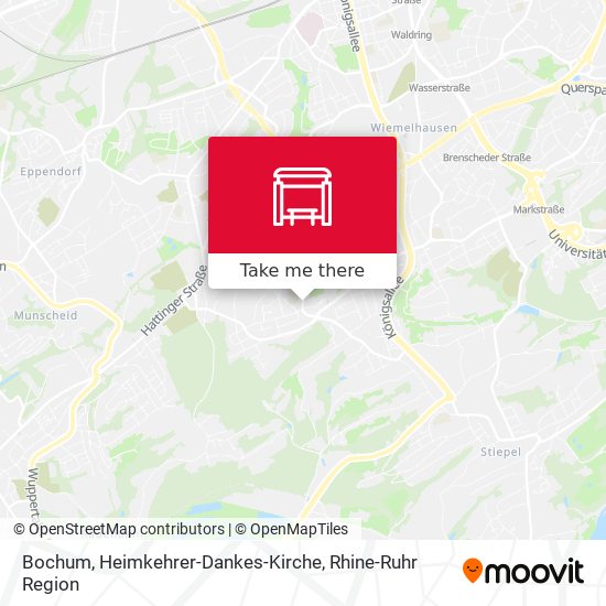 Bochum, Heimkehrer-Dankes-Kirche map
