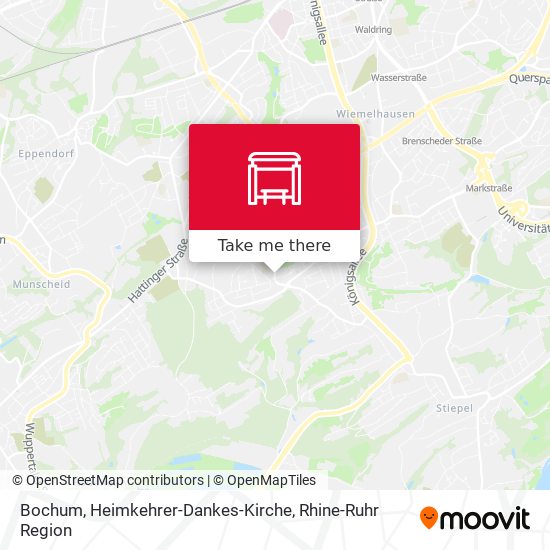 Bochum, Heimkehrer-Dankes-Kirche map