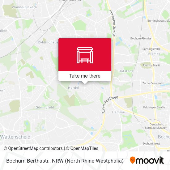 Карта Bochum Berthastr.