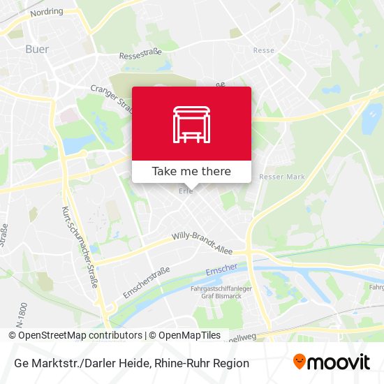 Ge Marktstr./Darler Heide map