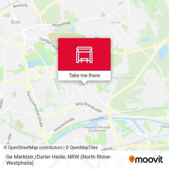 Ge Marktstr./Darler Heide map