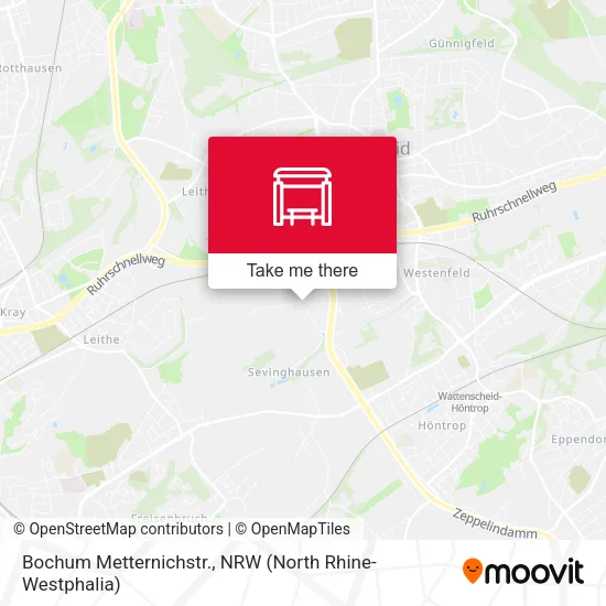 Карта Bochum Metternichstr.