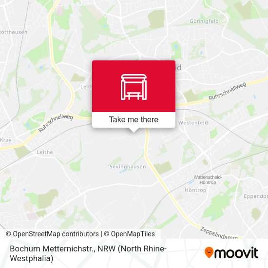 Карта Bochum Metternichstr.